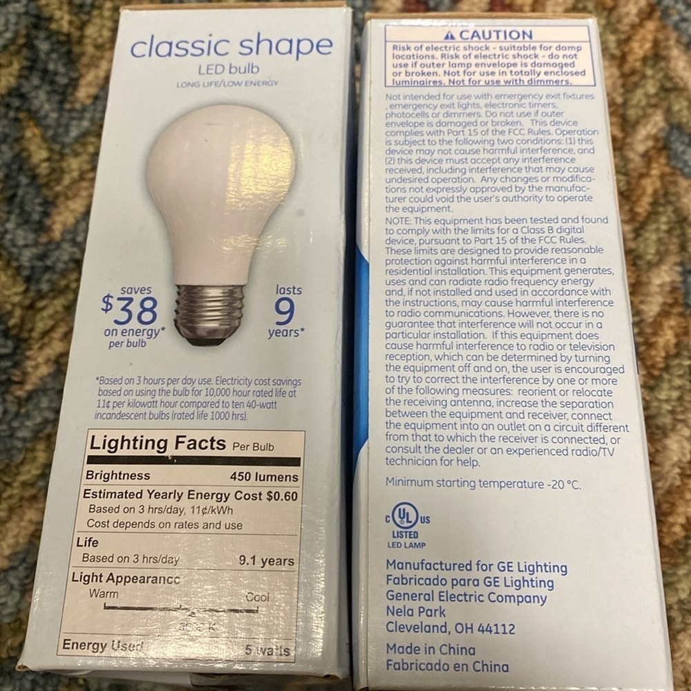 3/$20. Daylight LED Classic Shape Bulbs - Picture 5 of 9